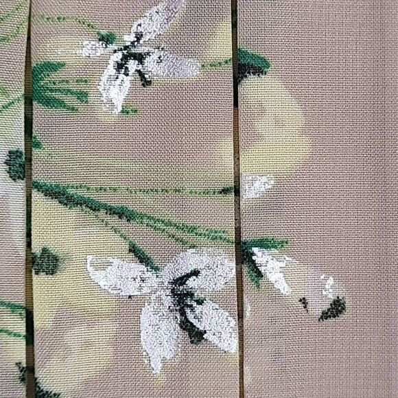 NEW Calvin Klein Womens Sleeveless Floral Print Pleated Blouse Medium - Picture 4 of 10